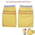 2Pcs/Set Korea Body Scrub Shower Towels Bath Pocket Gloves Exfoliating Bath Washcloth Home Cleaning Washing Scrub Shower Towels