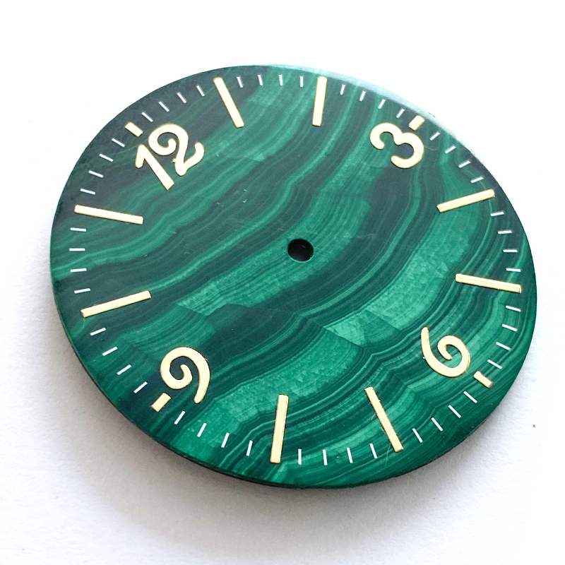 retro green gemstone watch dial