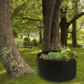 Fabric Raised Garden Bed Round Planting Container Grow Bags Breathable Felt Fabric Planter Pot For Plants Nursery Pot S/M/L