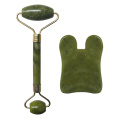 Jade Roller Facial Massage Tool Set Natural Stone Face Massager Guasha Massage Board Gua Sha Scraper Jade Roller And Guasha Kit