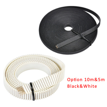 GT2 Timing Belt 2mm Pitch 10mm Wide Steel Wire Reinforced PU Timing Belt Replacement 5M/10M For 3D Printer