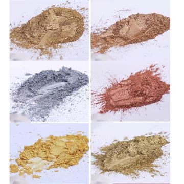 Copper Metallic Powder Resin Pigment Jewelescent Metal Mica Pearl Resin Pigment 203C