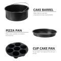 17pcs Air Fryer Accessories 9 Inch Set Fit for Air Fryer 5.3-6.8QT Baking Basket Pizza Plate Grill Pot Kitchen Cooking Tools