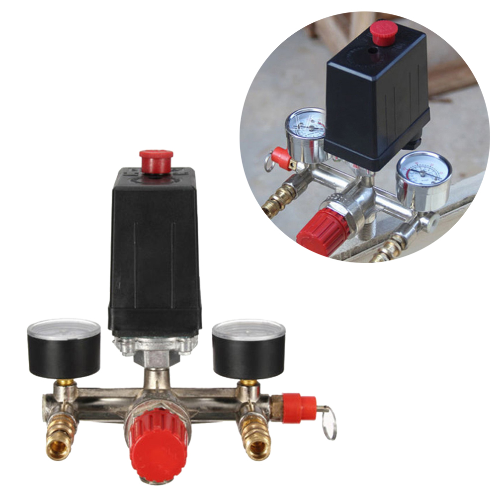 175psi Air Compressor Pump Pressure Switch Control With Valve Gauges Regulator Air Pump Control For Compressor