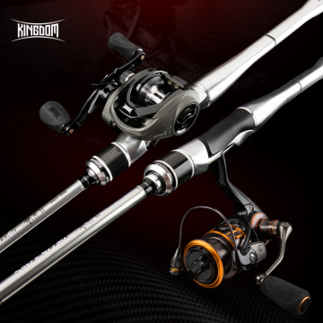 Kingdom Fishing Combo Rods Silver Needle II Spinning/Casting UL/L/ML/L/MH High Quality All FUJI Accessories Carbon Fishing Rods