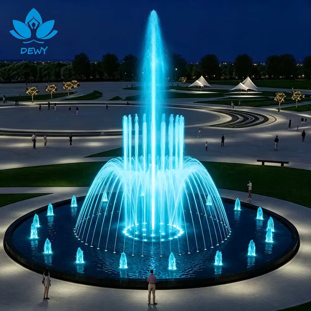 Dance music fountain