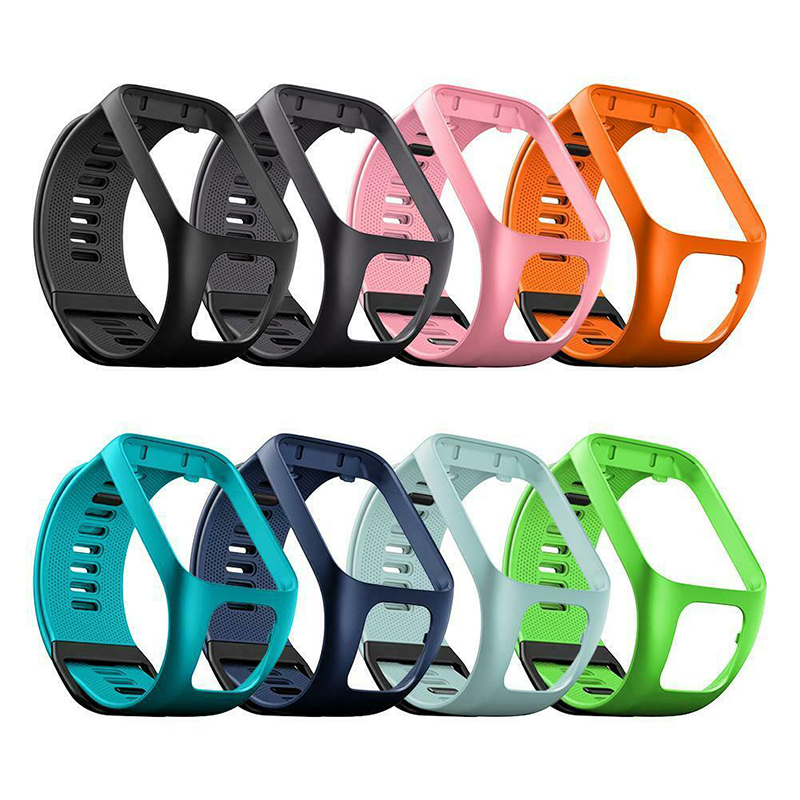 Replacement Bracelet For Tomtom Watch Strap Silicone Band For Tomtom Runner 2/3 Smart Watch Band Strap Smart Accessories