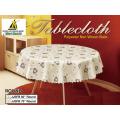 Pvc Tablecloth with Scallop Edge