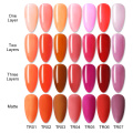 BORN PRETTY Translucent Jelly Nail Polish 6ml Semi-transparent Fast-dry Professional Nail Art Polish for Manicuring Nail Design