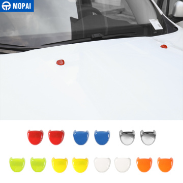 MOPAI Car Engine Hood Windshield Washer Nozzle Cap Exterior Decoration Stickers Accessories for Jeep Renegade 2015+ Car Styling