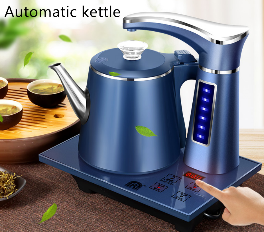Electric Fully automatic Kettle teapot set 0.8L stainless steel safety auto-off Water Dispenser samovar Pumping stove household