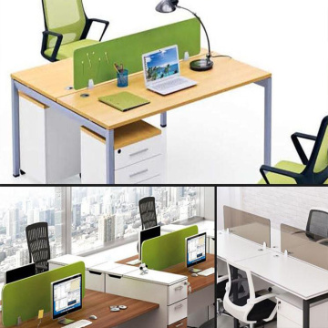 2 PCS Office Cubicle Clips Partition Divider Bracket Privacy Screen Support