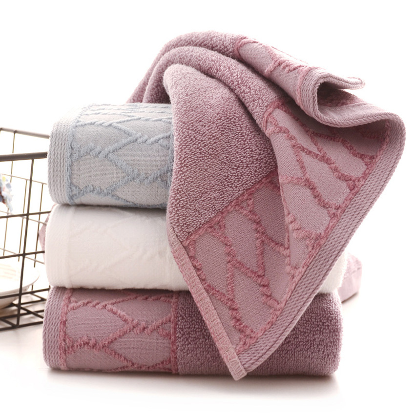 Luxury Towel 3pcs Set 1pcs large Bath Towel for Adults /2pcs Face Towels 100% Cotton Thick Soft Water Quick-Dry Toalla Playa
