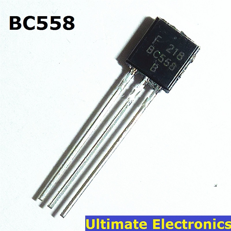 50pcs BC558 TO-92 PNP General Purpose Transistor