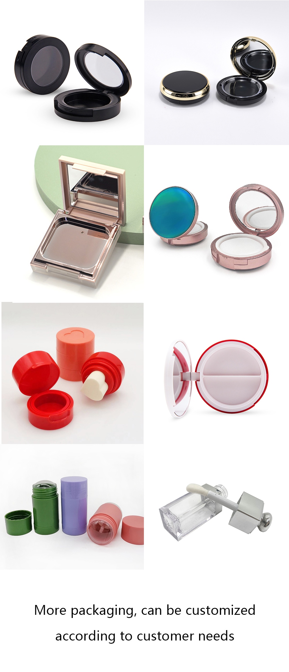 Blush packaging material