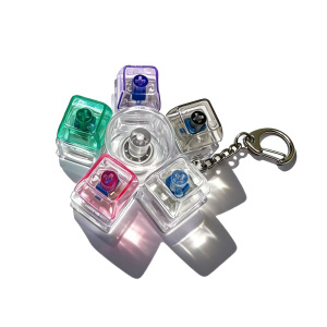 Sleek 5-Axis CNC Glow Fidget Keychain