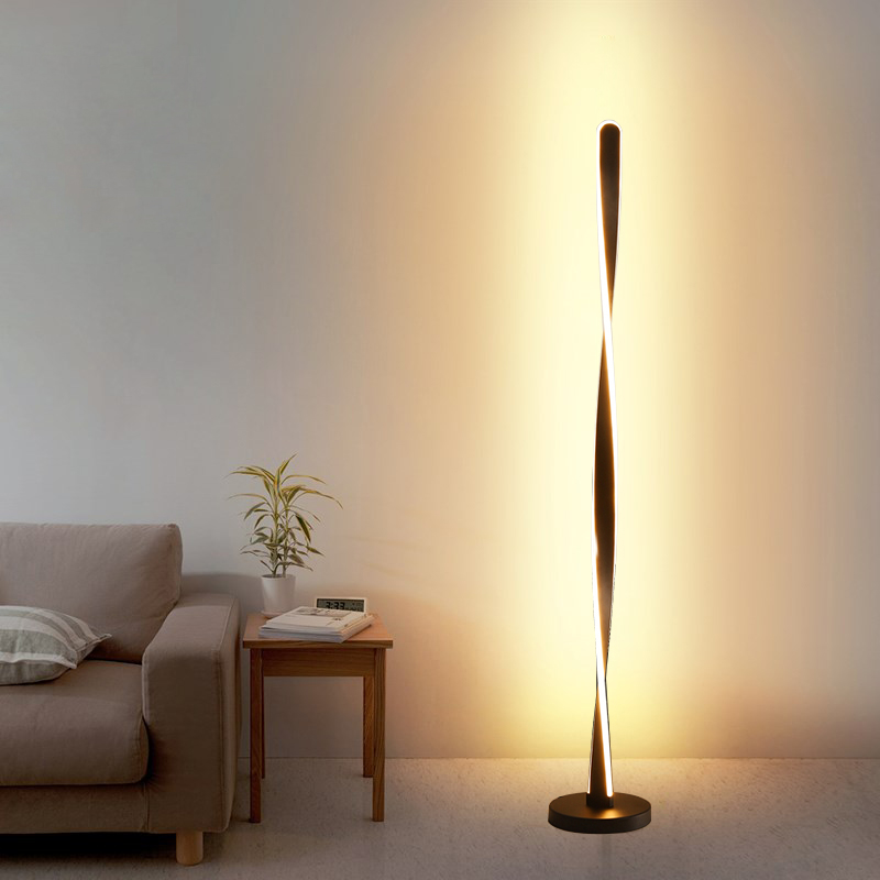 Design Nordic Led floor lamp black white gold standing floor lamps Corner floor lamp for living room bedroom home decor