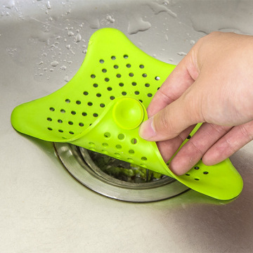 Colorful Silicone Kitchen Sink Filter Sewer Drain Hair Colanders & Strainers Filter Bathroom Sink