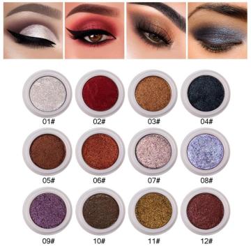 HANDAIYAN Makeup Eyeshadow Soft Glitter Shimmering Colors Eyeshadow Metallic Eye makeup Cosmetic tools TSLM1