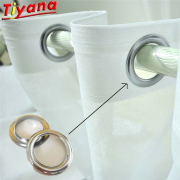Wholesal Eyelet Curtain Rings Curtain Grommet Top Silvery Metal Ring Header Curtain Accessories Be Assembled With A Press *VT