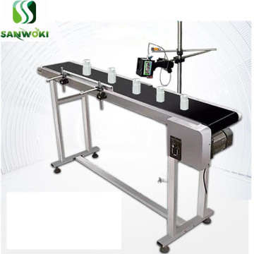 Automatic Expiry Date printer assembly line Inkjet Printer marking machine QR code printer with Laser bracket & Conveyor belt