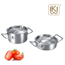 Energy efficient stainless steel stock pot