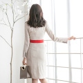 Elegant women dress Office Ladies blazer dresses Long Sleeve Slim Wear to Work Business bodycon female dress suit