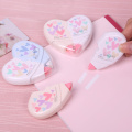 2PCS/Pair Cute Kawaii Love Heart Mini Small Correction Tape Stationery Novelty Office Kids School Supplies