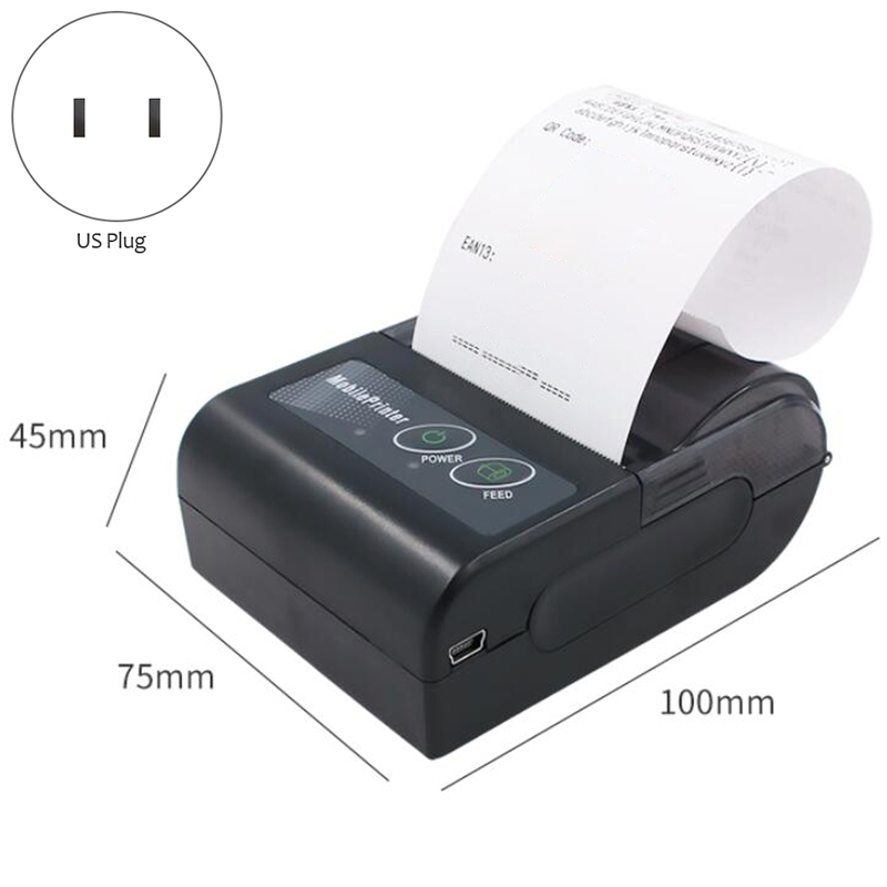 58HB6 Bluetooth Printer Mini Portable Ticket Machine Butler