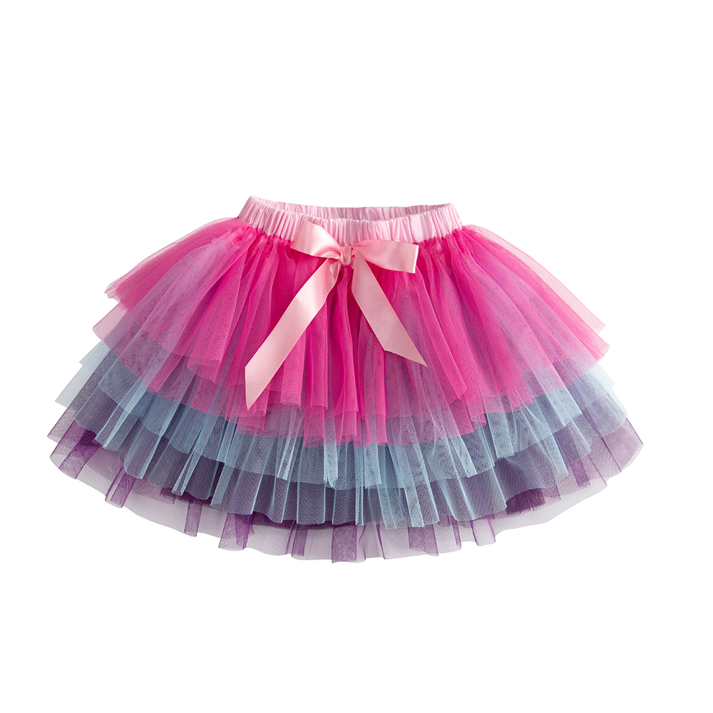 VIKITA Baby Girls Tutu Skirt Ballerina Pettiskirt Fluffy Children Ballet Skirts For Party Dance Princess Girl Tulle Clothes