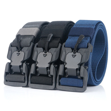 Official Genuine Tactical Belt Hard PC Quick Release Magnetic Buckle Military Elastic Belt Soft Real Nylon Sports Accessories