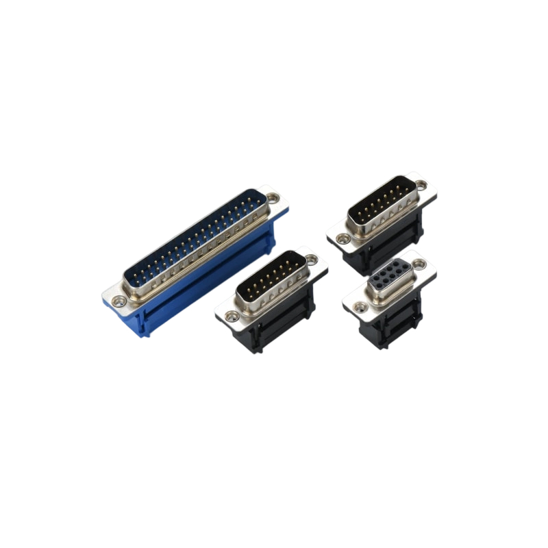 D-SUB 9P-37P Double Row Male and Female External Snap 3-Piece