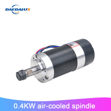 Brushless Spindle Motor 400W Air Cooled Machine Tool Spinlde ER11 Collet 55MM Diamter Router Spindle For Milling Engraver