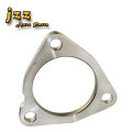 2pcs JZZ Car Accessories 2'' 2.8" 3" Stainless Steel triangular exhaust flange for car exhaust muffler