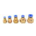 Pneumatic Component P quick-connect Connector PCF internal thread Straight Through PCF4-M5/6-01/8-02/10-03/12-04 Pipe Fitting