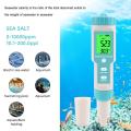 New 7 in 1 PH/TDS/EC/ORP/Salinity /S. G/Temperature Meter C-600 Water Quality Tester for Drinking Water, Aquariums PH Meter