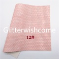 Glitterwishcome 21X29CM A4 Size Vinyl For Bows Weaving Embossed Synthetic Leather Faux Leather Sheets for Bows, GM787A