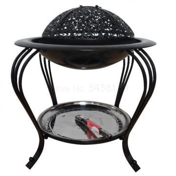 600 Indoor and outdoor barbecue pits charcoal grill stove solid wood smokeless carbon winter heater grill charcoal stove