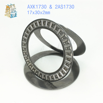 Free shipping 10pcs AXK seriesAXK1730 +2AS1730 thrust needle roller bearing 17X30X2mm bearing whosale and retail 17X30X2mm