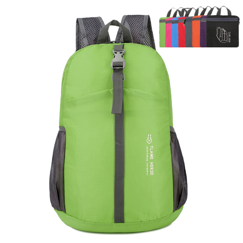 Yoga Fitness Bag Waterproof Nylon Foldable Sport Training Gym Bag Women Men Outdoor Travel Lightweight Backpack