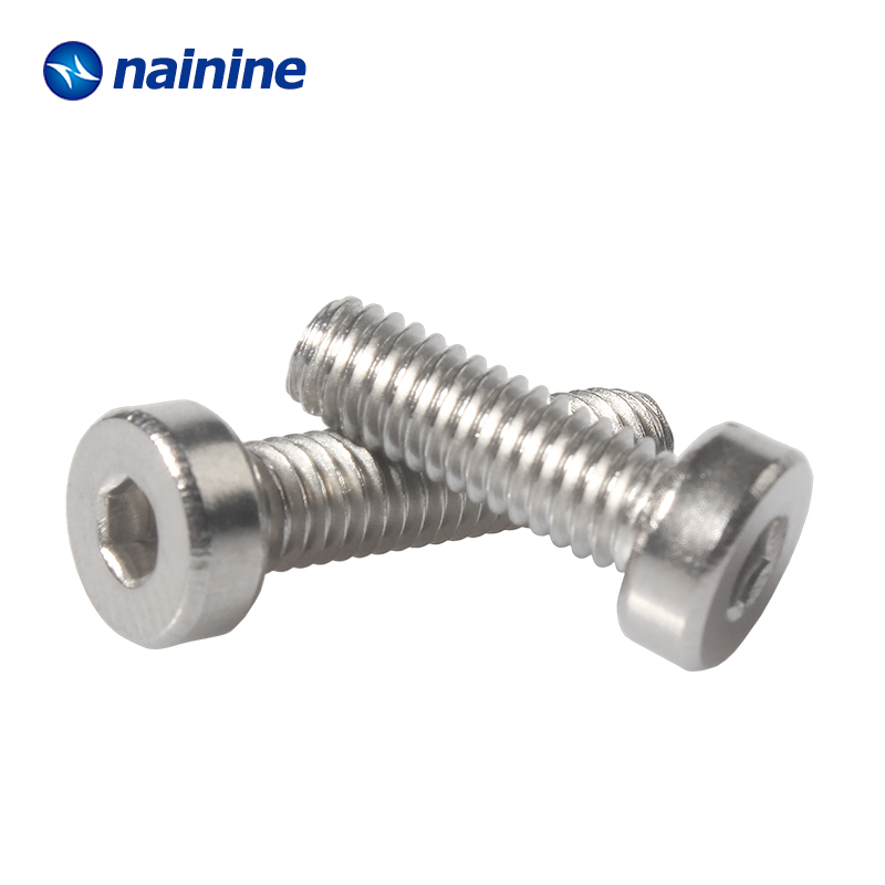 [M3-M8] Hexagon Socket Head Cap Screws With Low Head 304 Stainless Steel DIN7984