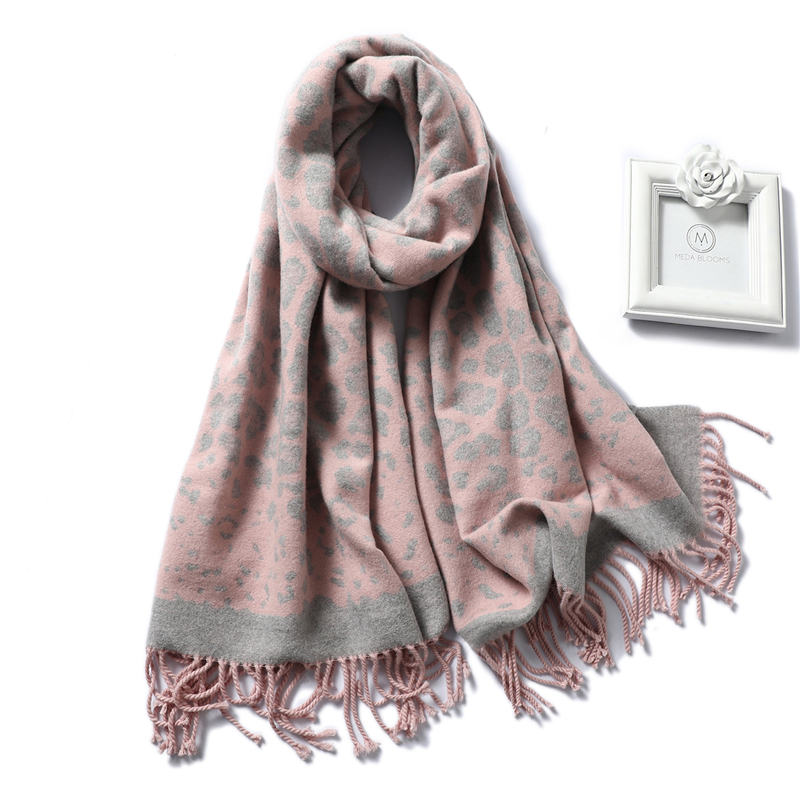 Winter Women Scarf Thick Warm Cashmere Shawls for Lady 2020 High Quality Animal Print Soft Long Size Blanket Scarves Foulard