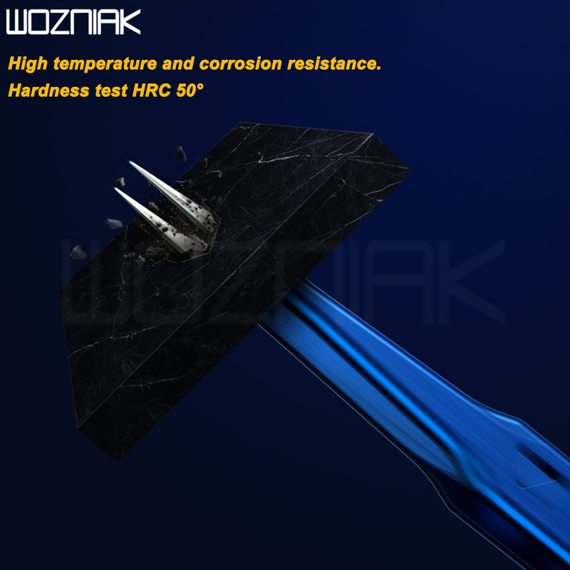 MECHANIC hollow heat-dissipating tweezers, lengthened thickened high hardness tweezers for repairing mobile phone PCB IC tweezer