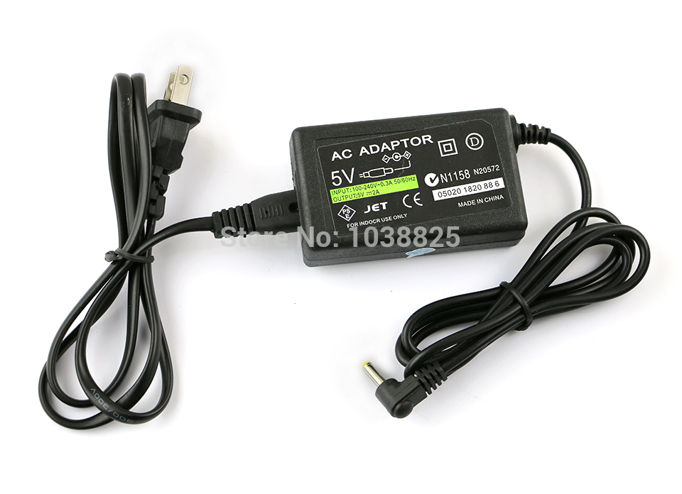 EU/US Plug 5V Home Wall Charger Power Supply AC Adapter for PlayStation Portable PSP 1000 2000 3000 Charging Cable Cord