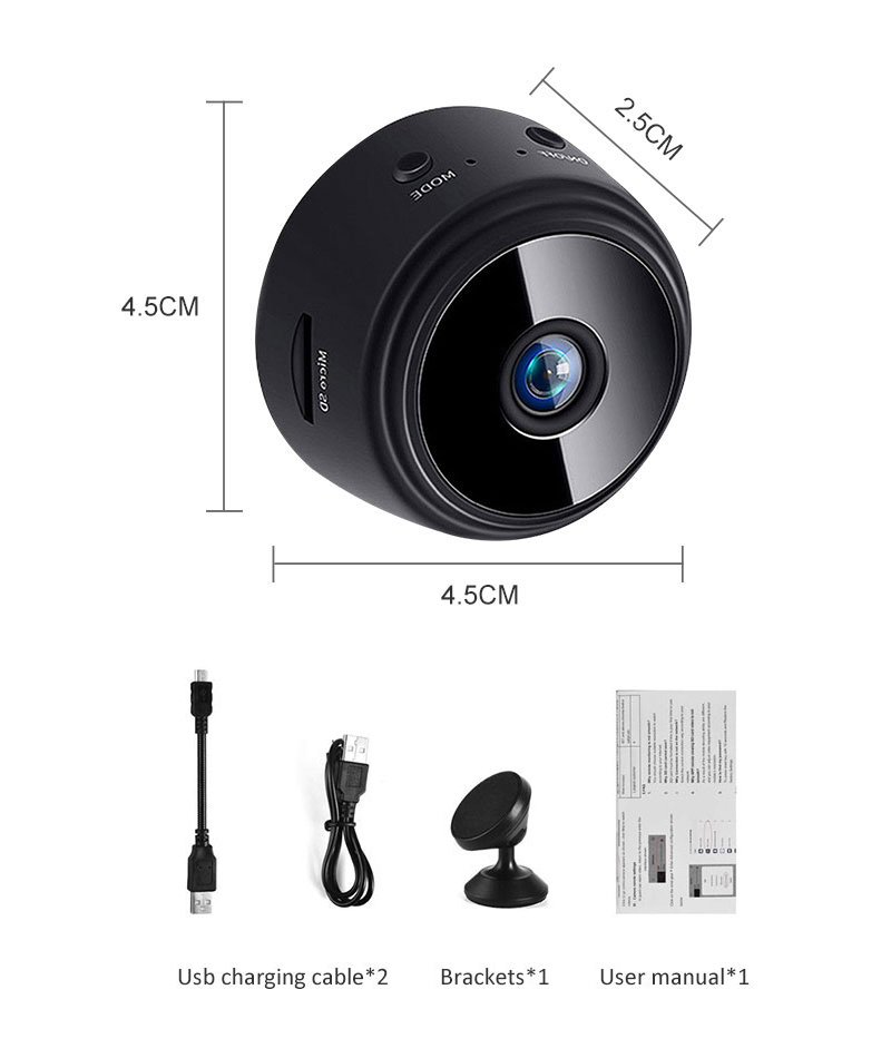 A9 Mini Camera 1080P Web Camera WiFi Wireless Remotely Webcams Night Vision Motion Detection USB Camera For WIFICAM PRO APP