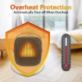 Patio Heater Personal Mini Electric Heater Adjustable Portable Thermostat And Multifunctional 800w Desk Heater Fan Home Office
