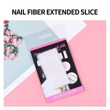 10PCS Professional Silk Fiberglass Nail Form Acrylic Tips Extension Gel Nail Accessory