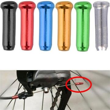 50pcs/lot Bike Bicycle Brake Shifter Inner Cable End Caps Cable Tips Wire End Cap Fits for Brake Shift Derailleur Inner Cable