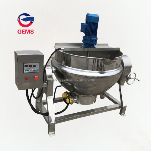 Double Steam Heated Jacketed Kettle Pot with Stirrer for Sale, Double Steam Heated Jacketed Kettle Pot with Stirrer wholesale From China