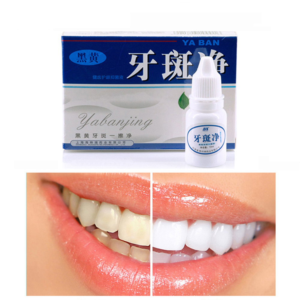 Dental Bleaching Liquid Instant White Teeth System Teeth Whitening Smoke Stain Dental Bleaching Liquid Remove Tooth Pigment 10ml